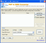 PDF to DXF 6.1 screenshot